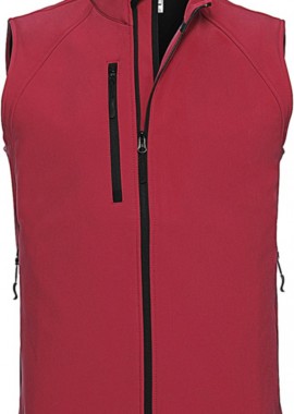 Γιλέκο Soft Shell R-141M-0 Russell Black Classic Red