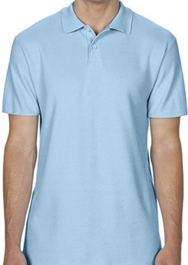 Gildan - Ανδρική Μπλούζα Polo 64800 Gildan Softstyle Πικέ Light Blue