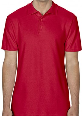 Gildan - Ανδρική Μπλούζα Polo 64800 Gildan Softstyle Πικέ Red