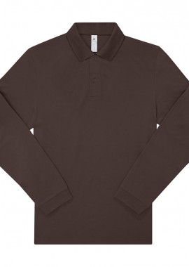 B & C - Μακρυμάνικη Μπλούζα Polo PU427 B & C My Polo 210 LSL Roasted Coffee