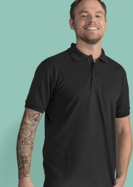 SG - Ανδρική Μπλούζα Polo SG59 SG Poly Cotton Black