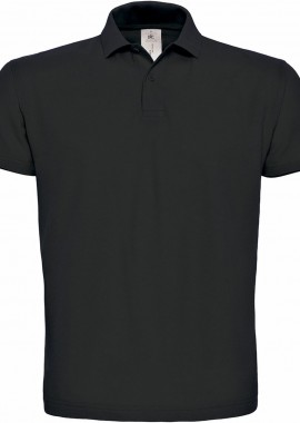 B & C - Ανδρική Μπλούζα Polo Pique ID.001 B & C Black