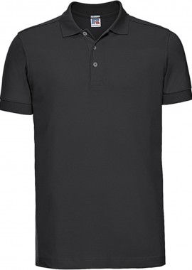 Russell - Ανδρική Μπλούζα Polo R-566M-0 Russell Fitted Stretch Slim Fit Black