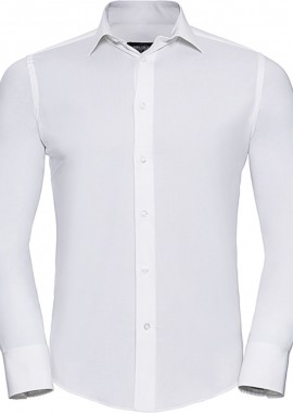 Russell - Μακρυμάνικο Πουκάμισο R-946M-0 Russell Slim Fit Easy Care White