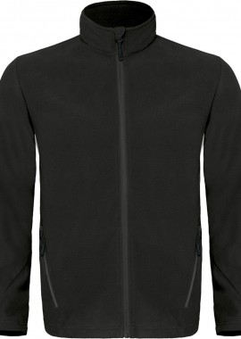 B & C - Ανδρική Ζακέτα Fleece Coolstar FU703 B & C Black