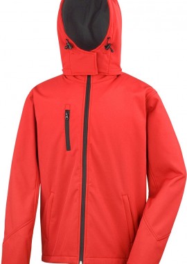 Μπουφάν Softshell με κουκούλα R230M Result TX Performance Red/Black