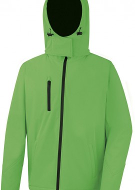 Μπουφάν Softshell με κουκούλα R230M Result TX Performance Vivid Green/Black