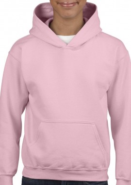 Παιδικό Φούτερ με Κουκούλα 18500B Gildan Blend Youth Hooded Sweatshirt Light Pink
