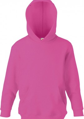 Fruit of the Loom - Παιδικό Φούτερ με Κουκούλα 62-043-0 Fruit of the Loom Fuchsia