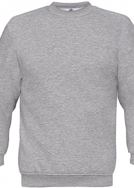 Παιδικό Φούτερ Crewneck Set-In Kids B & C Heather Grey