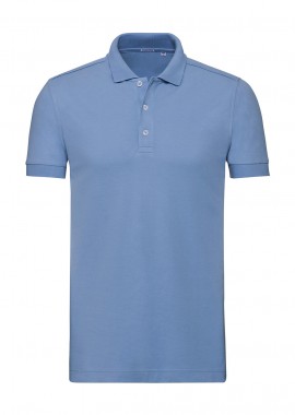 Russell - Ανδρική Μπλούζα Polo R-566M-0 Russell Fitted Stretch Slim Fit Sky