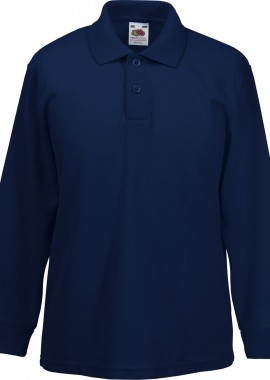 Παιδικό Μπλουζάκι Polo 63-201-0 Fruit of the Loom Deep Navy