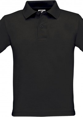 Παιδικό Μπλουζάκι Polo Safran Kids B & C Black