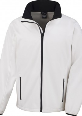 Result - Ανδρικό Μπουφάν Softshell R231M Result Core White/Black
