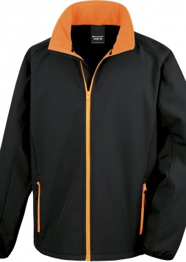 Ανδρικό Μπουφάν Softshell R231M Result Core Black/Orange