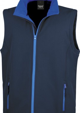 Result - Ανδρικό Αμάνικο Μπουφάν Softshell R232M Result Core Navy/Royal