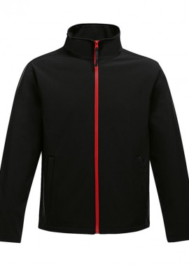 Regatta - Ανδρικό Μπουφάν Softshell TRA628 Regatta Ablaze Black/Classic Red