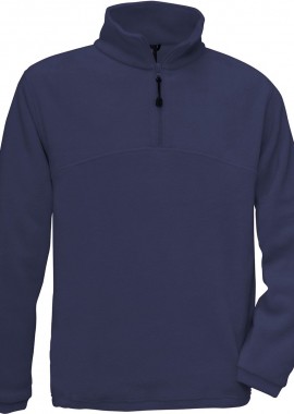 B & C - Ζακέτα Fleece με Φερμουάρ 1/4 Highlander B & C Navy