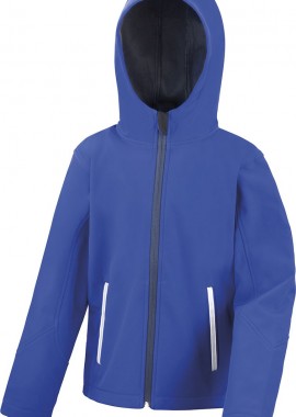 Παιδικό Μπουφάν Softshell με Κουκούλα R224J/Y Result TX Performance Royal/Navy