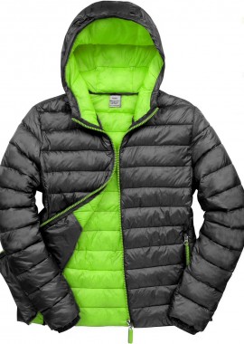 Result - Μπουφάν με Κουκούλα Snow Bird R194M Result Black/Lime