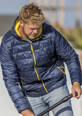 Result - Μπουφάν με Κουκούλα Snow Bird R194M Result Navy/Yellow
