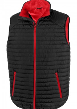 Result - Ανδρικό Μπουφάν Γιλέκο R239X Result Thermoquilt Black/Red