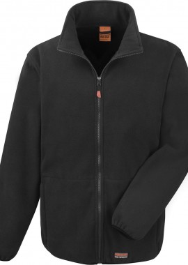 Ανδρική Ζακέτα Microfleece Heavy Duty R330X Result Work-Guard Black