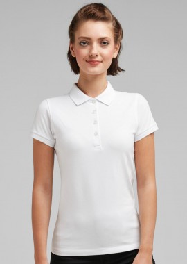 SG - Γυναικεία Μπλούζα Polo SGPoloF SG Stretch White