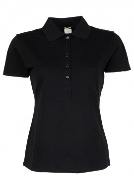 Tee Jays - Γυναικεία Μπλούζα Polo 145 Tee Jays Luxury LS Stretch Black
