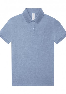 B & C - Γυναικεία Μπλούζα Polo PW463 B & C My Polo 210 Heather Blue