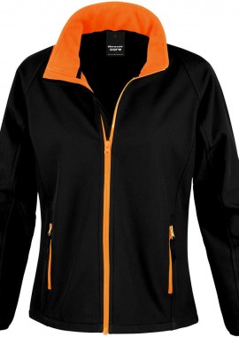 Γυναικείο Μπουφάν Softshell R231F Result Core Black/Orange