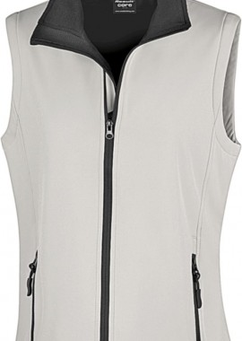 Result - Γυναικείο Αμάνικο Μπουφάν Softshell R232F Result Core White/Black