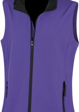 Γυναικείο Αμάνικο Μπουφάν Softshell R232F Result Core Purple/Black