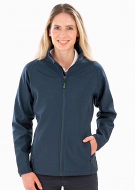 Result - Γυναικείο Τζάκετ R901F Result Recycled 2-Layer Softshell Navy
