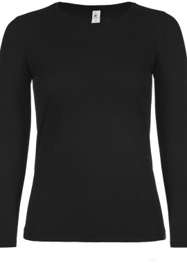B & C - Γυναικείο Μακρυμάνικο T-Shirt TW06T B & C Black