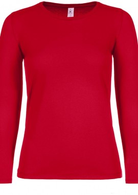 Γυναικείο Μακρυμάνικο T-Shirt TW06T B & C Red