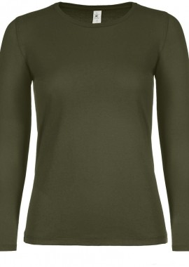 Γυναικείο Μακρυμάνικο T-Shirt TW06T B & C Urban Khaki