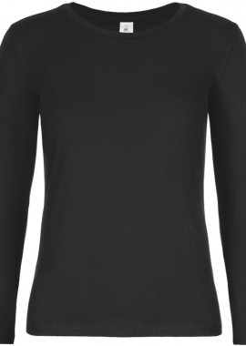 B & C - Γυναικείο T-Shirt Μακρυμάνικο TW08T B & C Black
