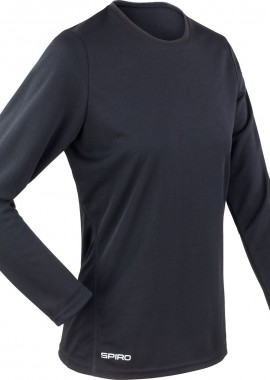Γυναικείο Αθλητικό Μακρυμάνικο T-Shirt S254F Spiro Black