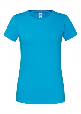Fruit of the Loom - Γυναικείο T-Shirt Iconic 195 Ringspun Premium 61-424-0 Fruit of the Loom Azure Blue