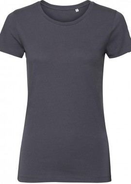 Russell - Γυναικείο T-Shirt R-108F-0 Russell Organic White Convoy Grey