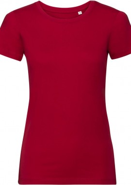 Russell - Γυναικείο T-Shirt R-108F-0 Russell Organic White Classic Red