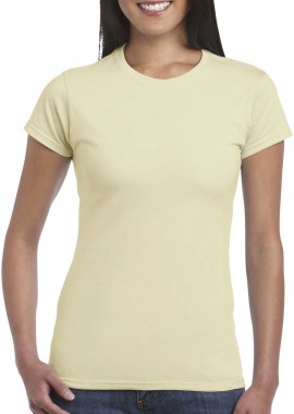 Gildan - Γυναικείο T-Shirt 64000L Gildan Fitted Ring Spun Sand