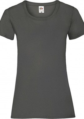 Fruit of the Loom - Γυναικείο T-Shirt Lady-Fit Valueweight 61-372-0 Fruit of the Loom Light Graphite
