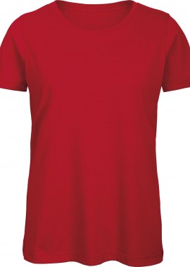 B & C - Γυναικείο T-Shirt TW043 B&C από 100% Οργανικό Βαμβάκι Red