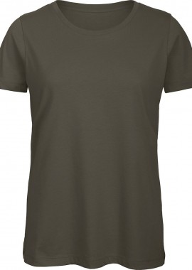 B & C - Γυναικείο T-Shirt TW043 B&C από 100% Οργανικό Βαμβάκι Khaki Green
