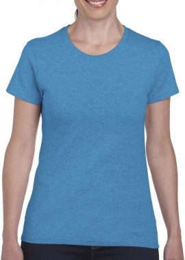 Γυναικείο T-Shirt Heavy Cotton 5000L Gildan Heather Sapphire