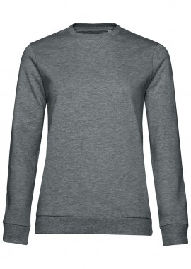 B & C - Γυναικείο Φούτερ WW02W B & C French Terry Heather Mid Grey