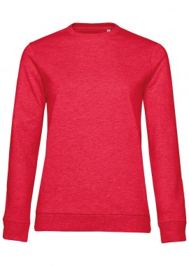 B & C - Γυναικείο Φούτερ WW02W B & C French Terry Heather Red