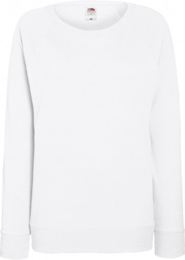 Fruit of the Loom - Γυναικείο Φούτερ Raglan 62-146-0 Fruit of the Loom White